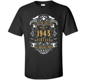 72 years old Made Birth in 1945 72nd birthday Gift T-Shirt