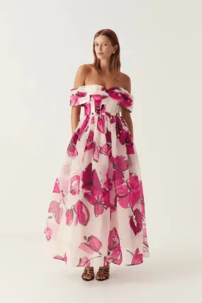 Aje Cordelia Corseted Maxi Dress