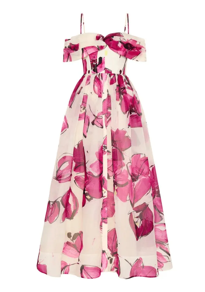 Aje Cordelia Corseted Maxi Dress