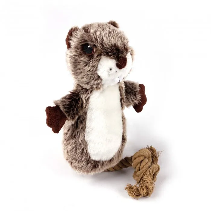 All For Paws Classic Justin The Beaver Plush Dog Toy