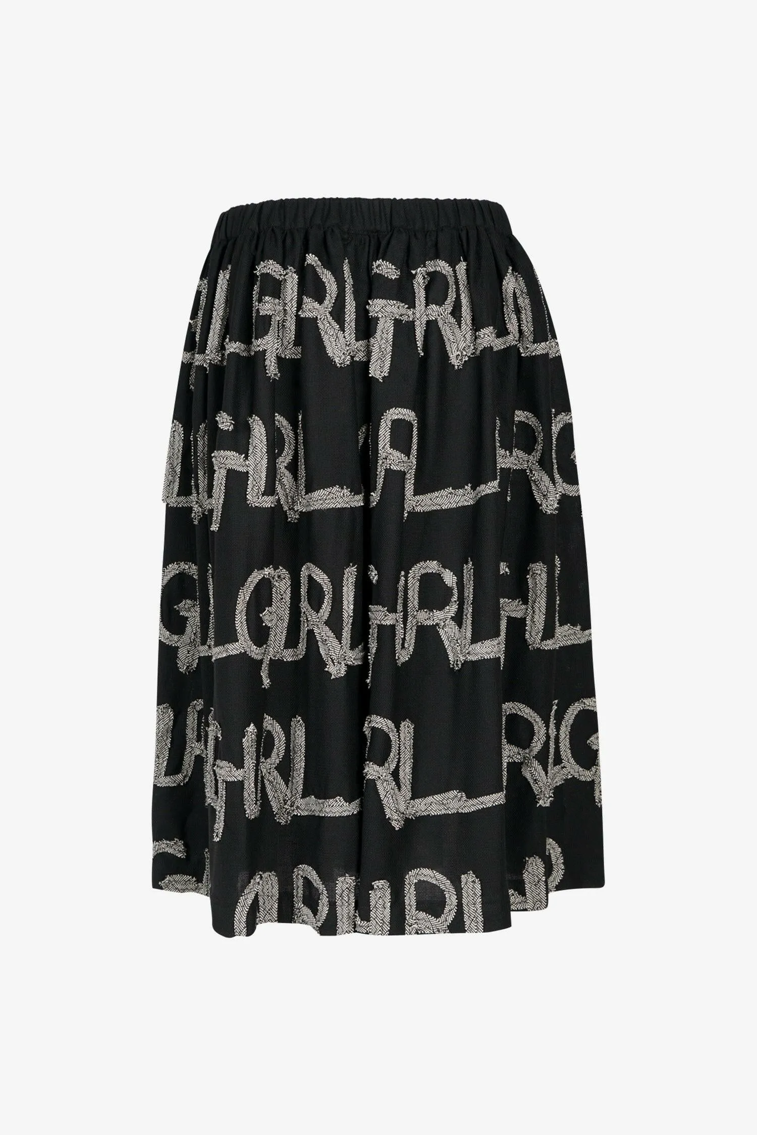 Appliqué Midi Skirt