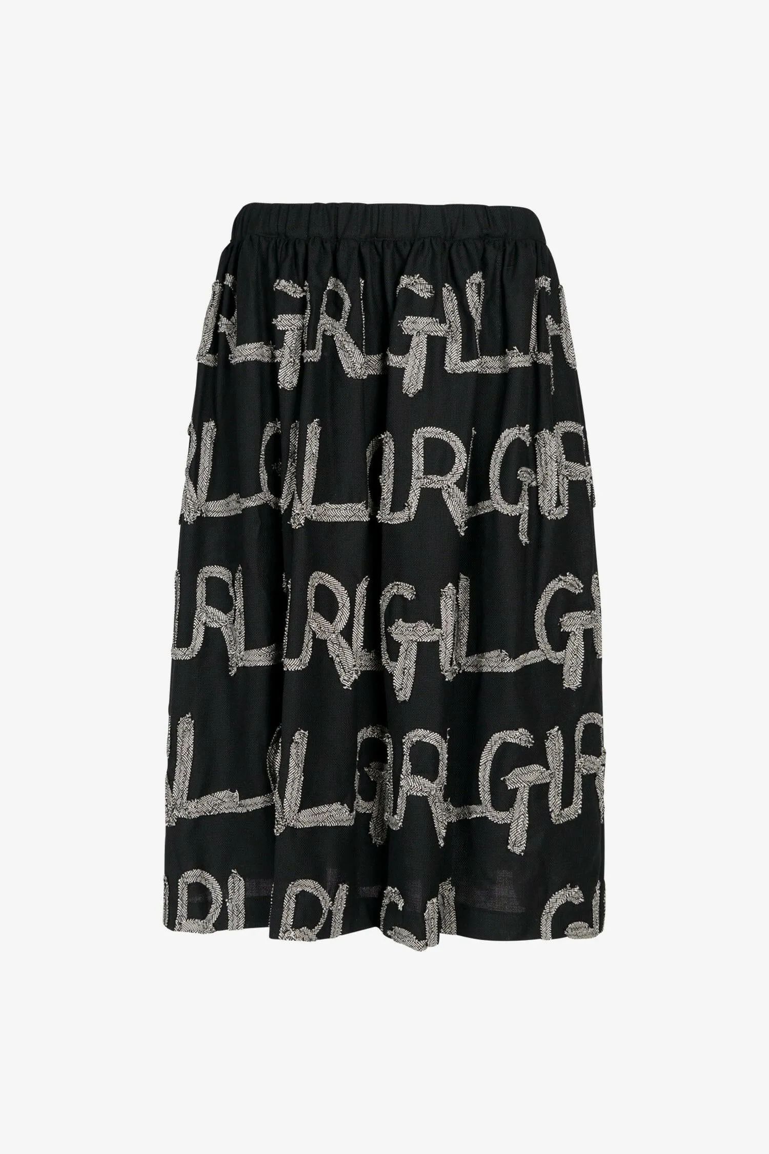 Appliqué Midi Skirt