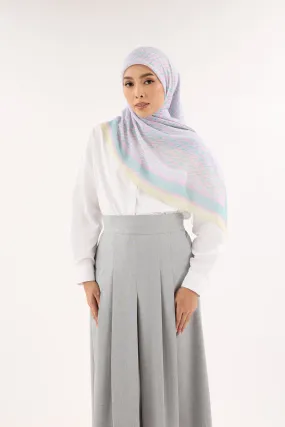 Arica Yellow-Mint Emblem Square Scarf