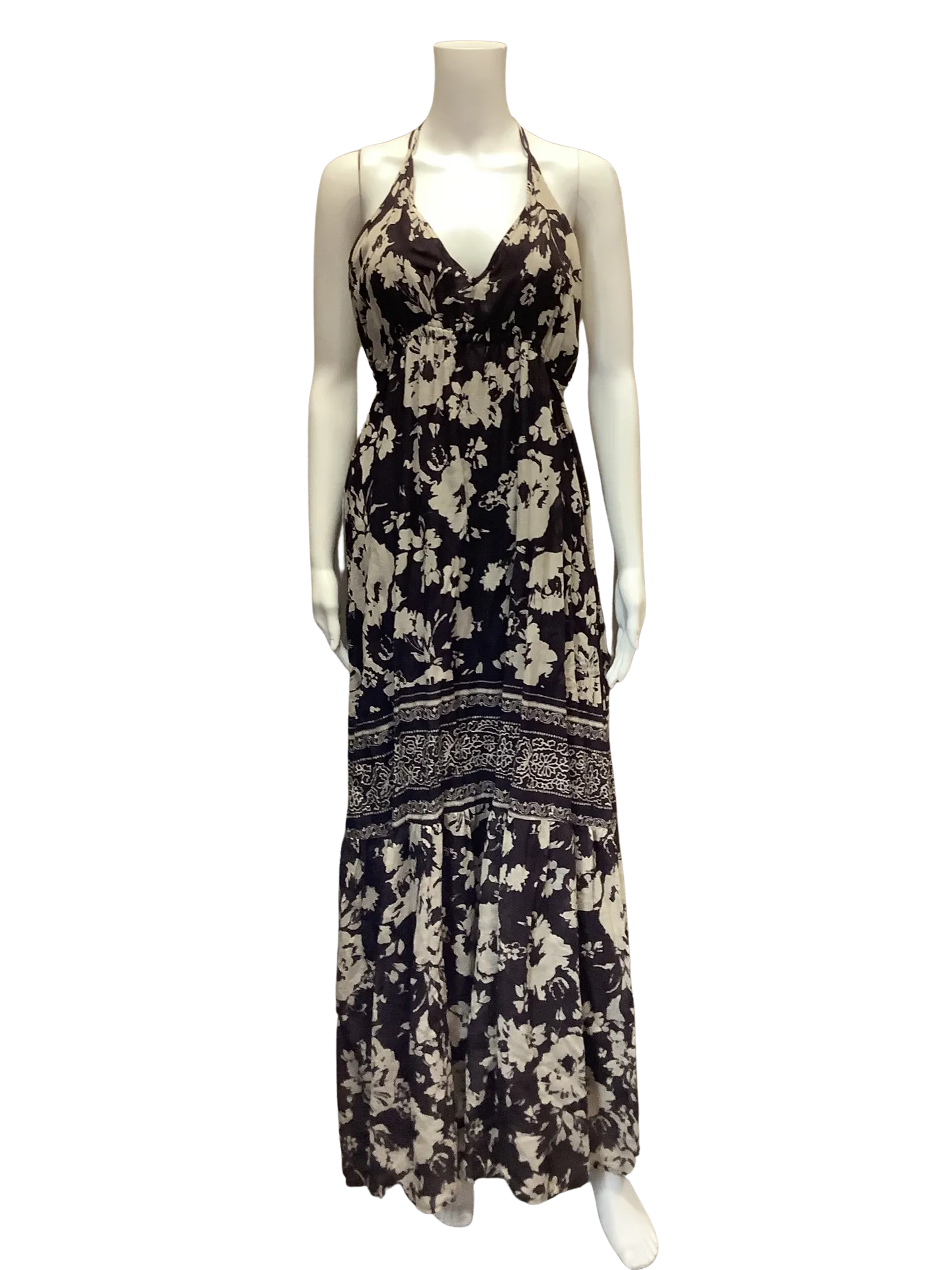 ba&sh Women's Maxi Sleeveless Dress Floral Print Size: M
