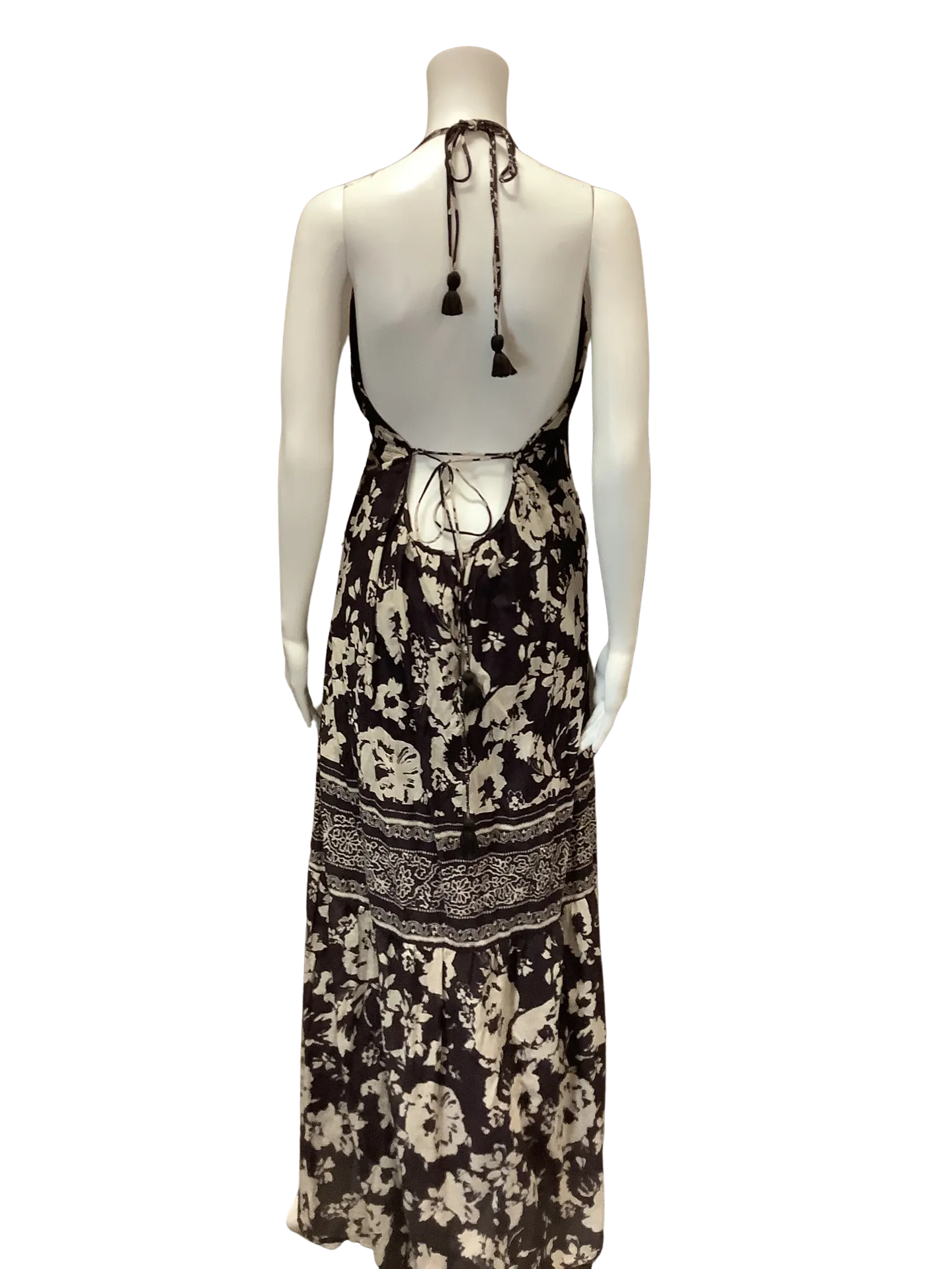 ba&sh Women's Maxi Sleeveless Dress Floral Print Size: M