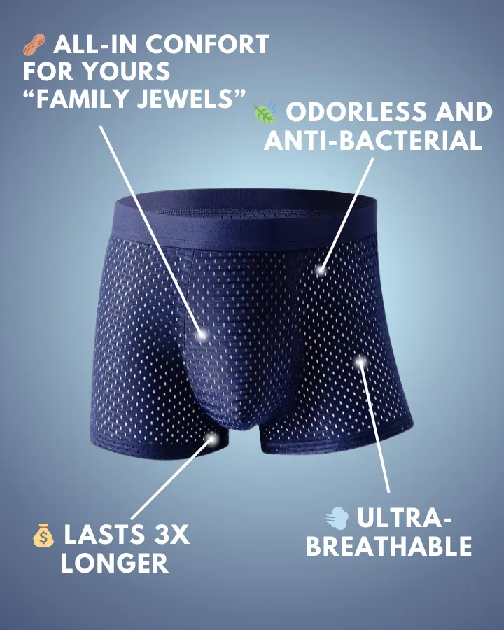 Bamboo Mesh Underwear™️ (5 5 FREE) - Incomparable Comfort & Elegant Durability