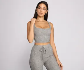 Basic Brushed Knit Pajama Tank