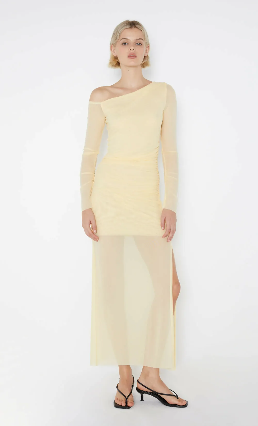 Bec & Bridge Fae Asym Long Sleeve Dress Size 10