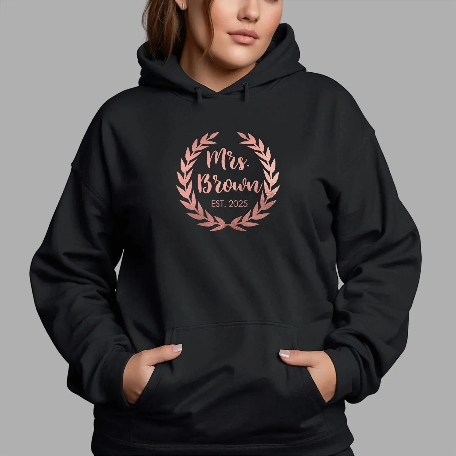 Bridal Hoodie - Just Married - New Mrs - Cosy Fleece