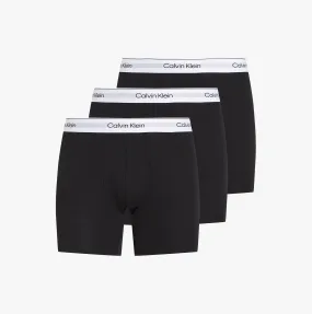 Calvin Klein MODERN COTTON STRETCH Mens 3 Pack Boxer Briefs Black/White