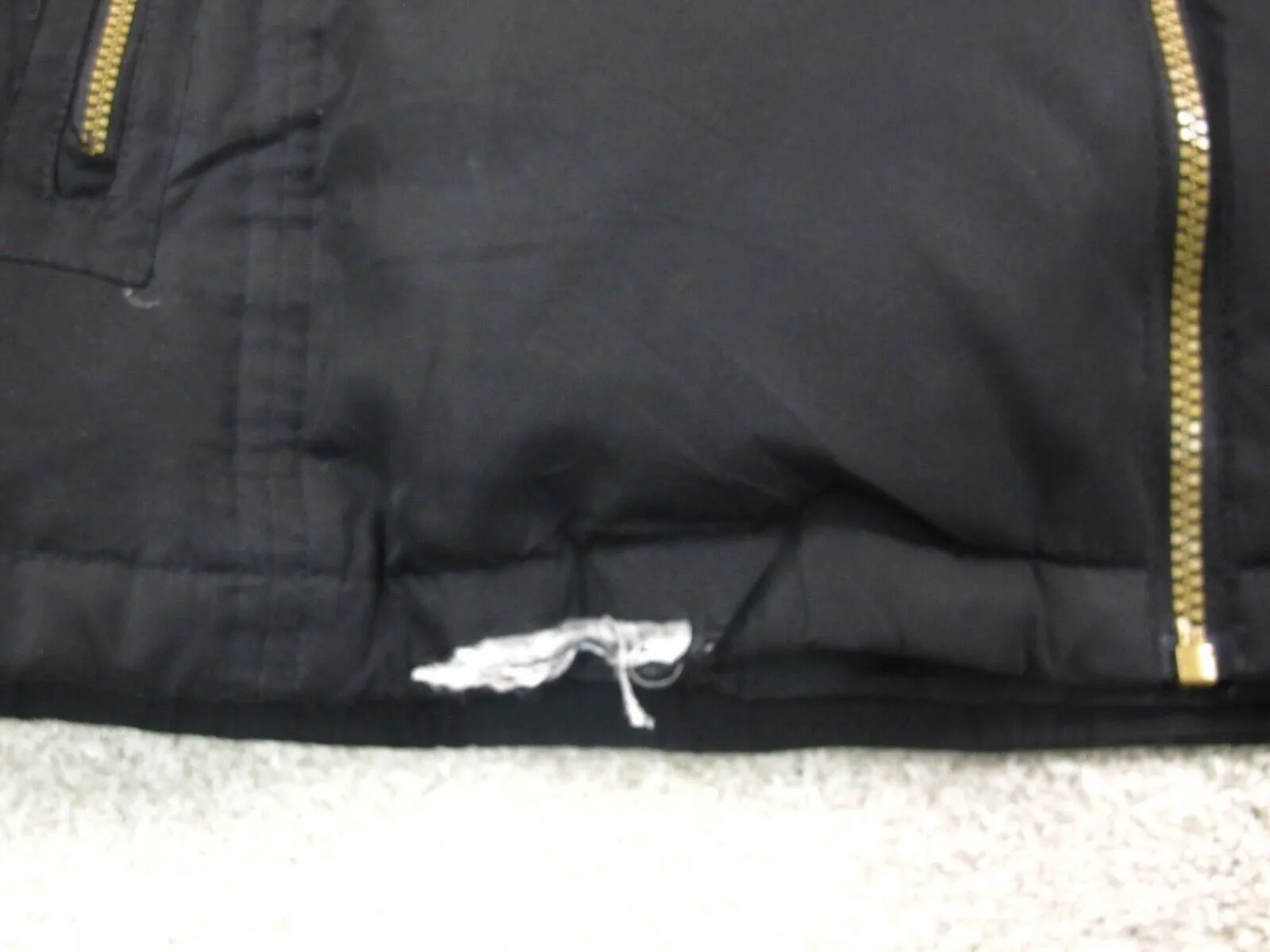 Calvin Klein Womens Puffer Hooded Jacket Full Zip Long Sleeves Black Size 1X