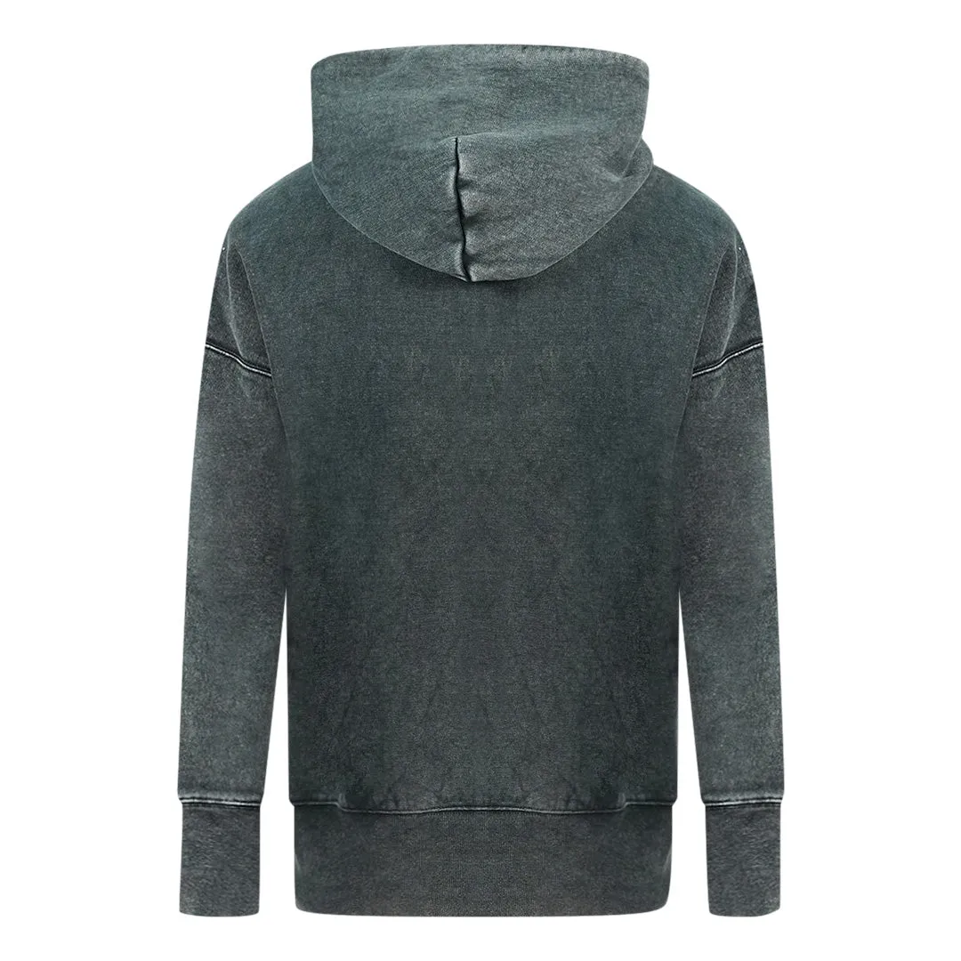 Champion Small Signature Logo on Chest All Black Hoodie