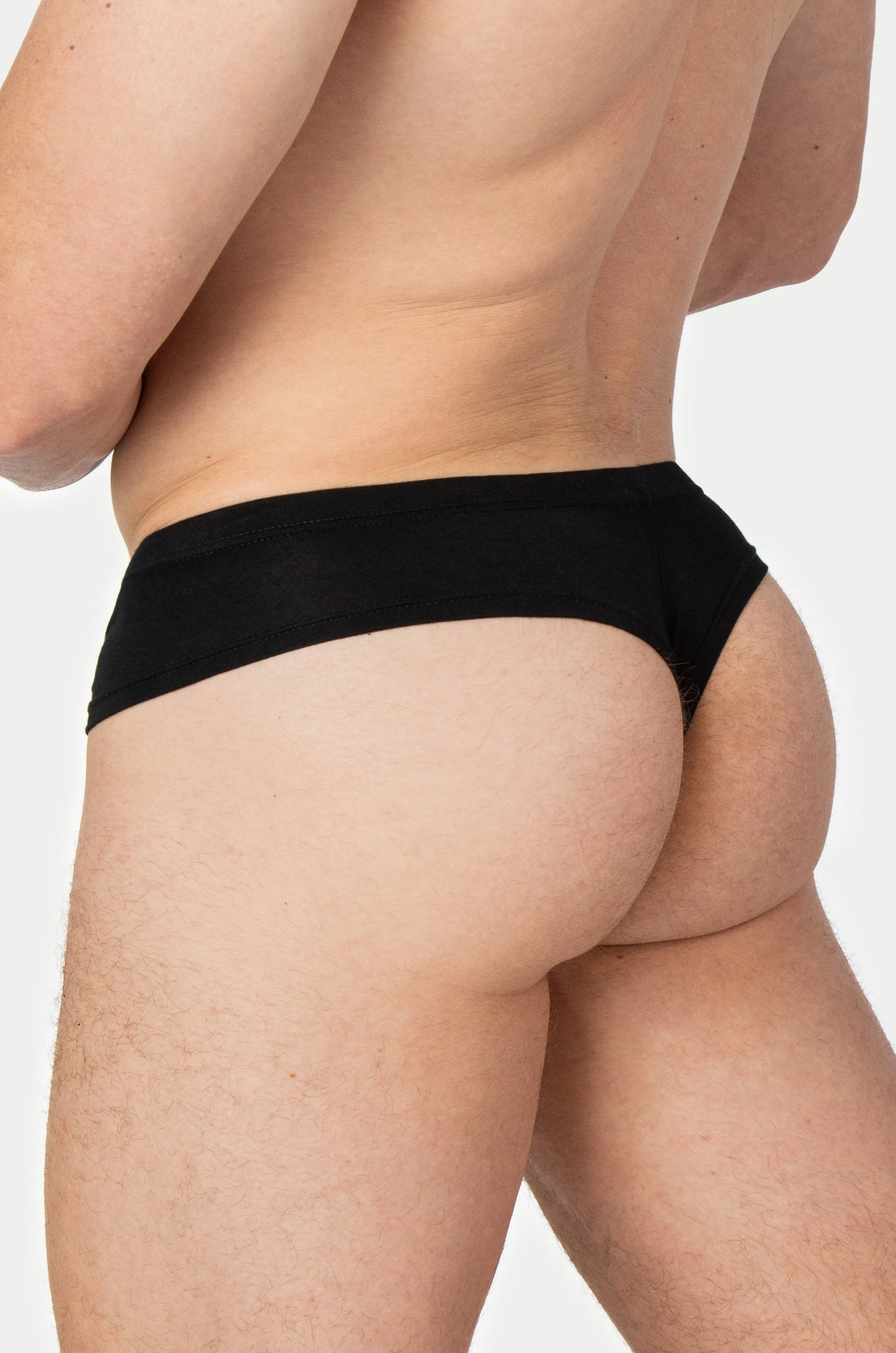 CHEEKY Thong Briefs - Black