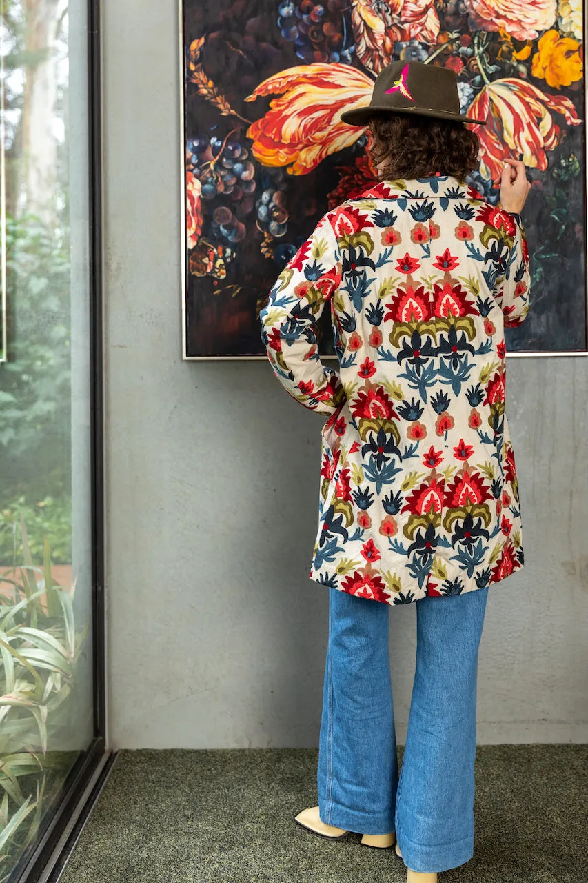 Crewel Emb Coat - SALE