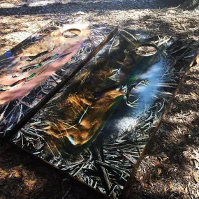 Deer Hunting Cornhole Set With Bean Bags