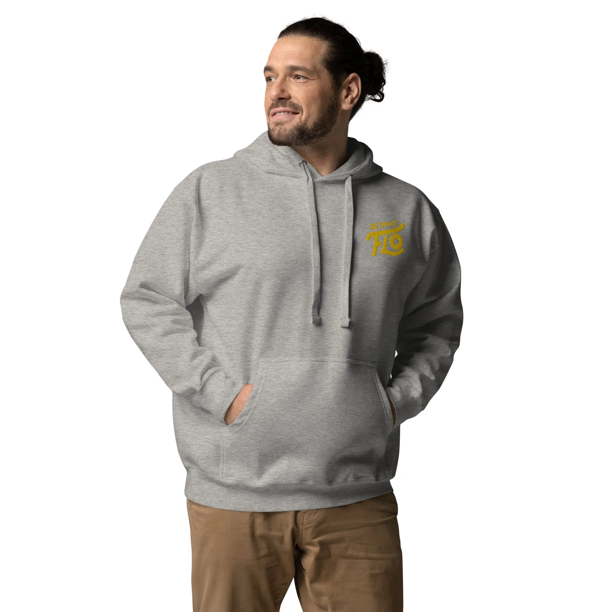 Detroit FLO Hoodie (Embroidered Gold)