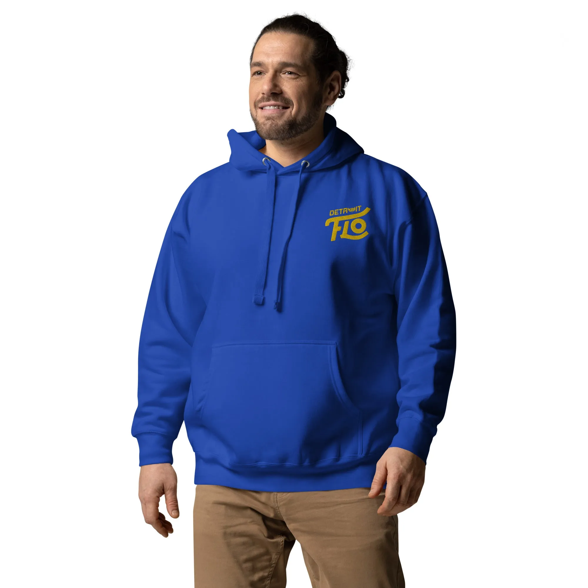 Detroit FLO Hoodie (Embroidered Gold)