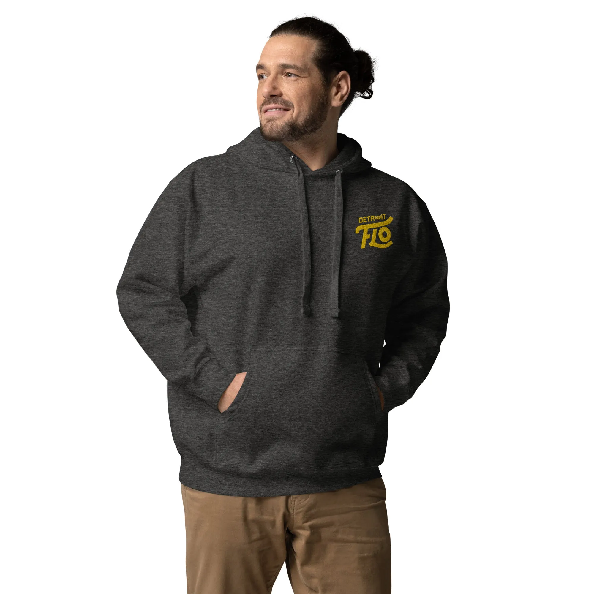 Detroit FLO Hoodie (Embroidered Gold)