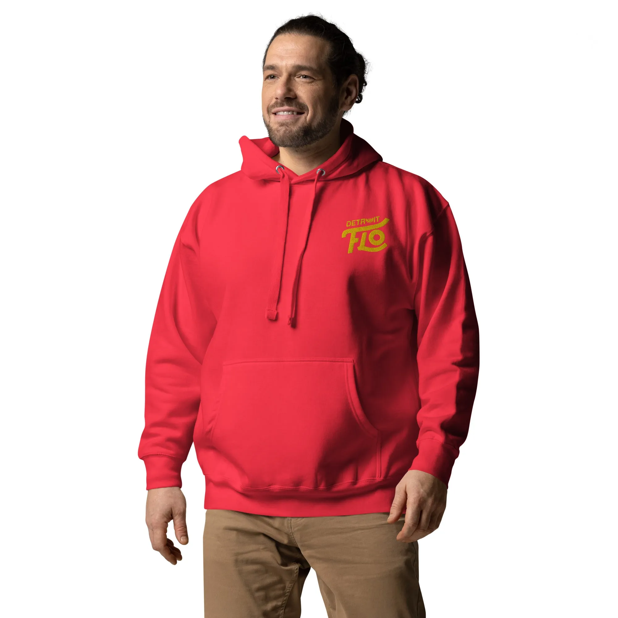 Detroit FLO Hoodie (Embroidered Gold)