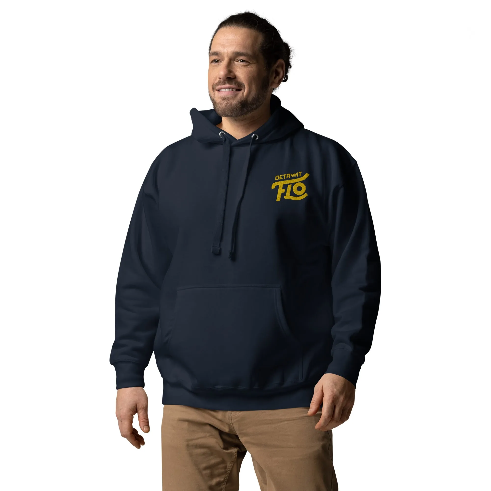Detroit FLO Hoodie (Embroidered Gold)