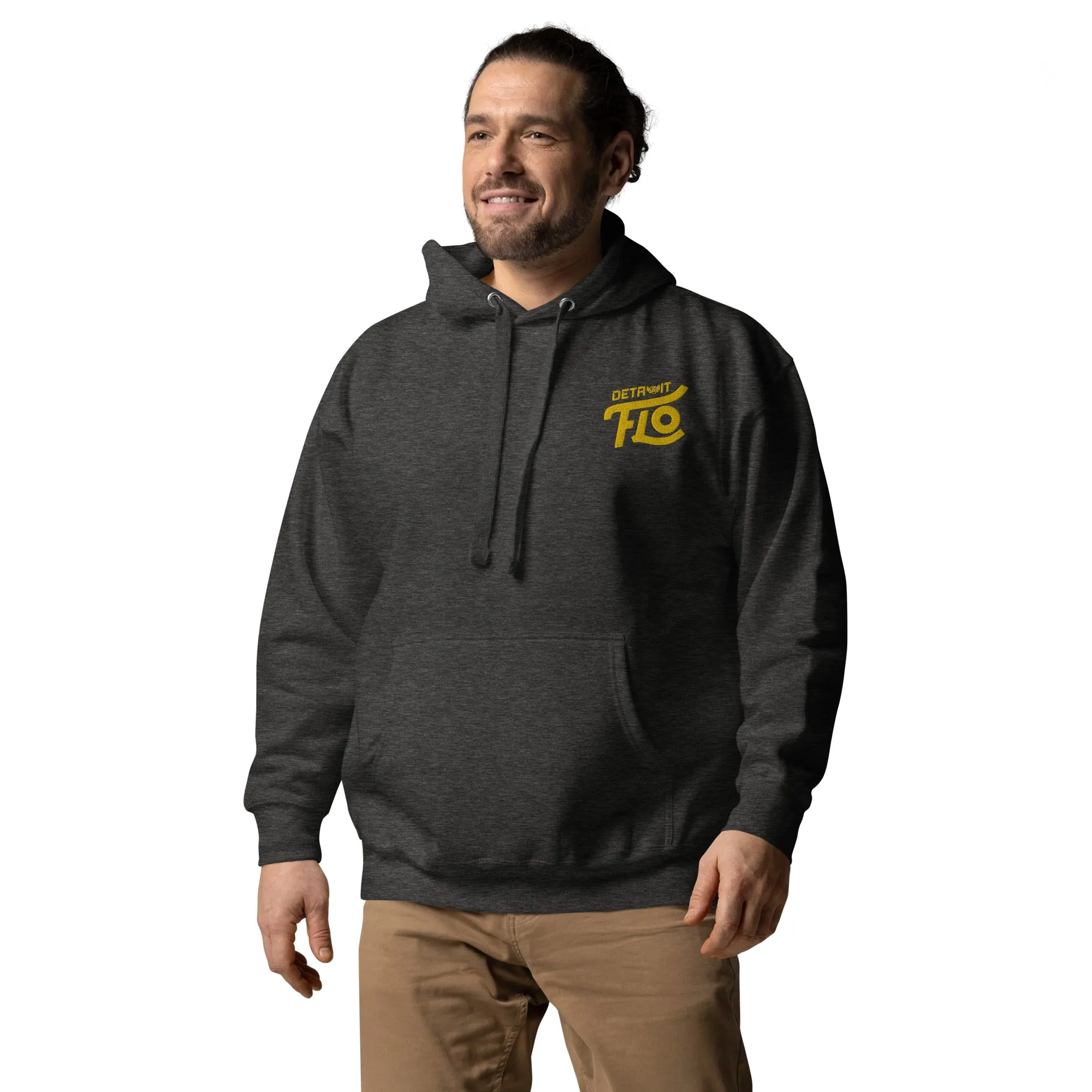 Detroit FLO Hoodie (Embroidered Gold)