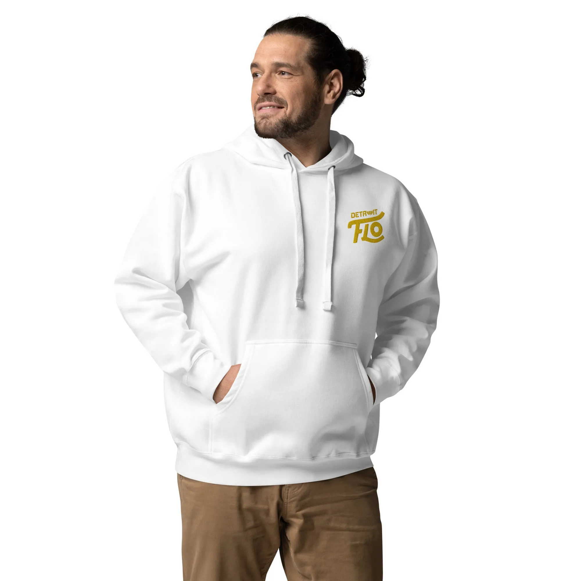 Detroit FLO Hoodie (Embroidered Gold)