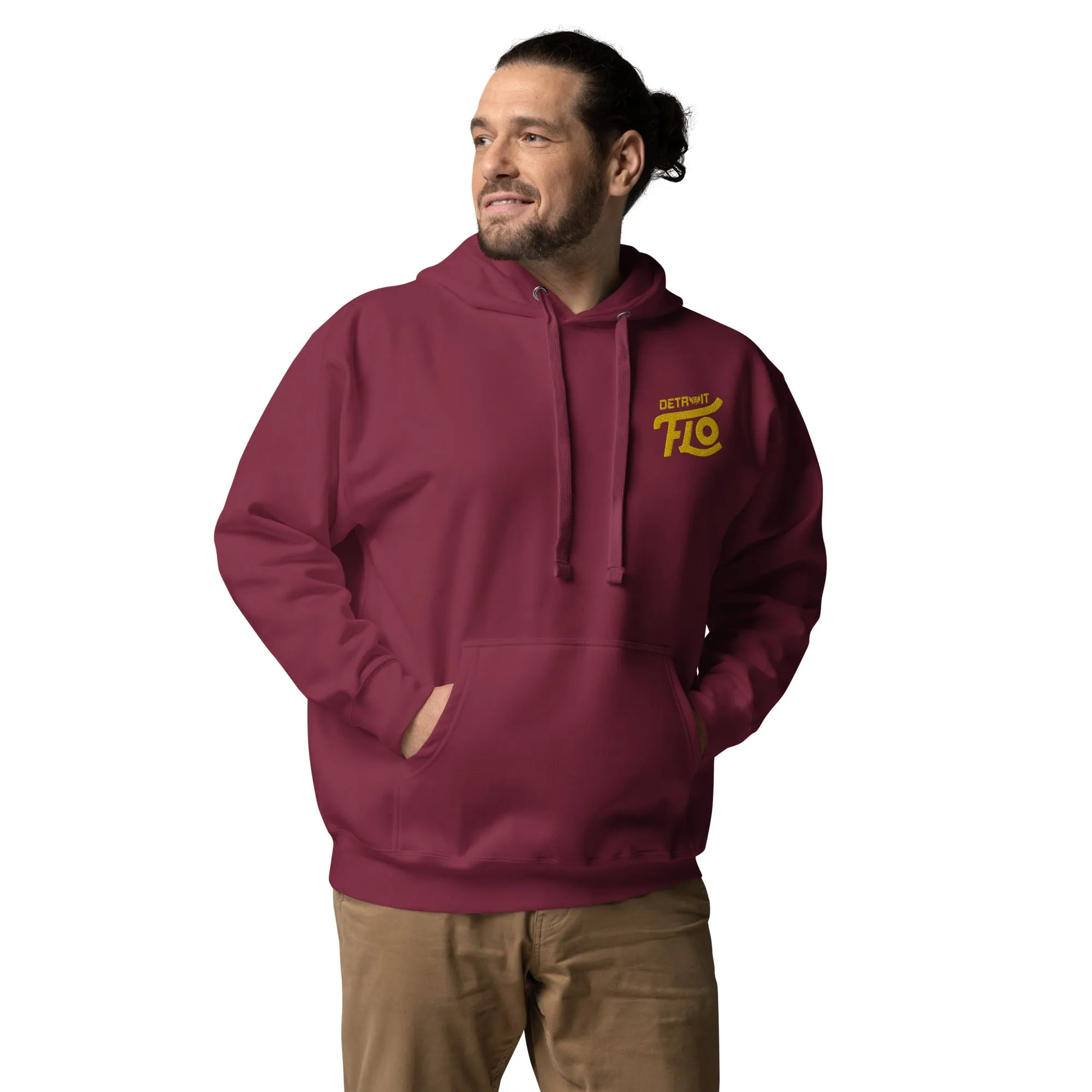 Detroit FLO Hoodie (Embroidered Gold)