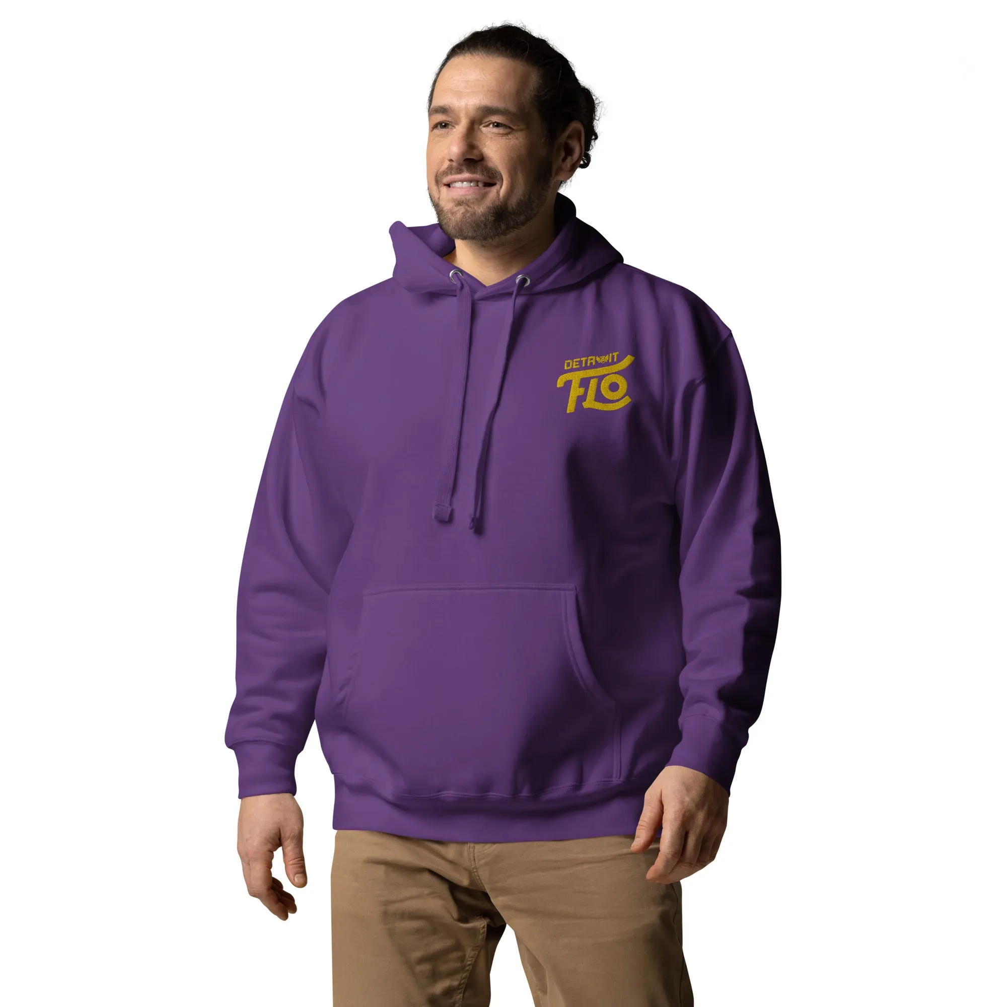 Detroit FLO Hoodie (Embroidered Gold)