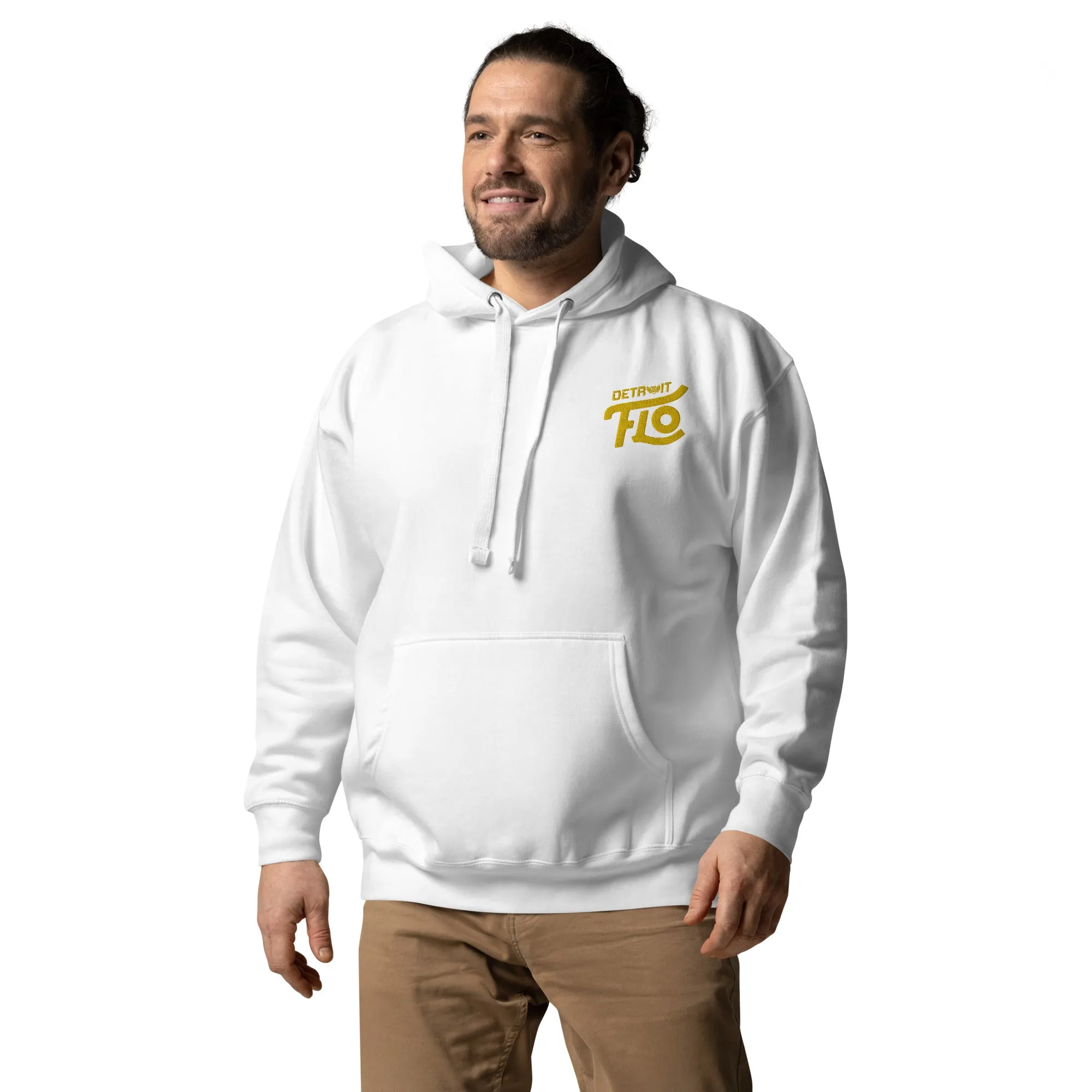 Detroit FLO Hoodie (Embroidered Gold)