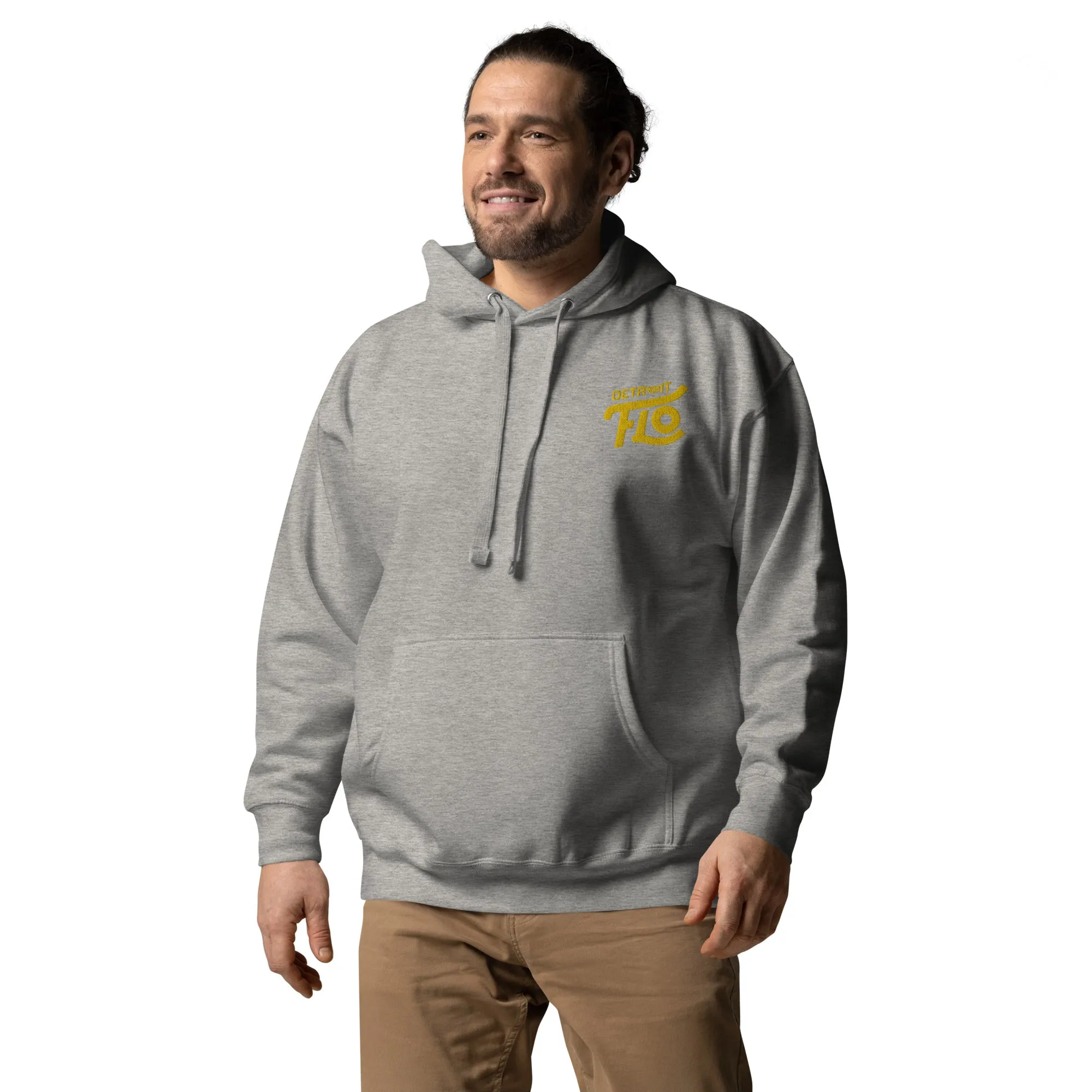 Detroit FLO Hoodie (Embroidered Gold)