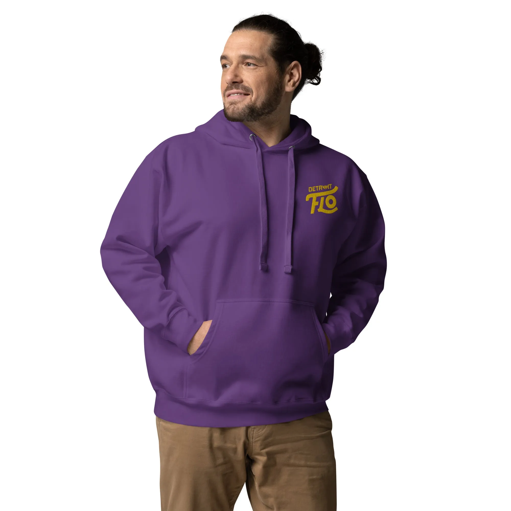 Detroit FLO Hoodie (Embroidered Gold)