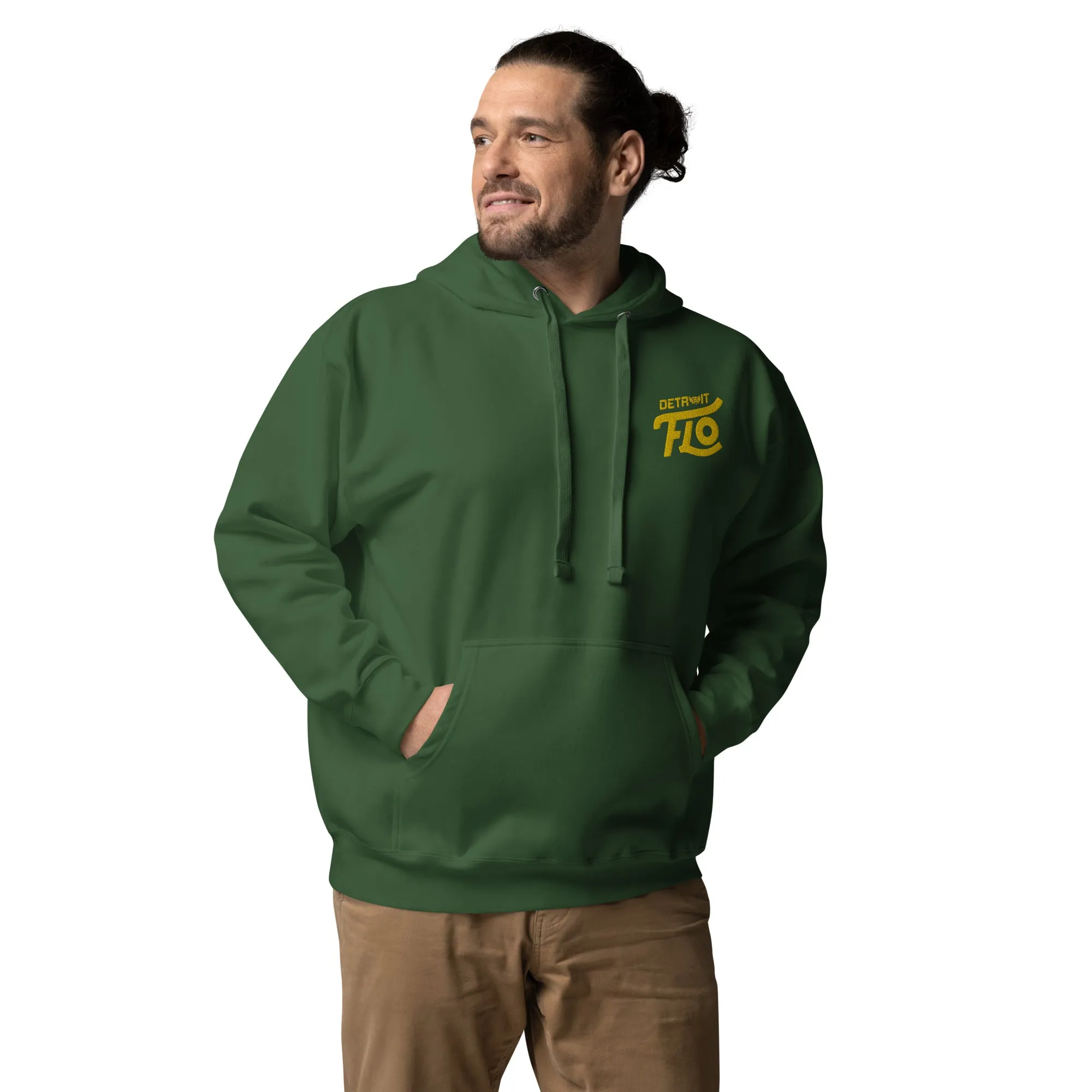 Detroit FLO Hoodie (Embroidered Gold)