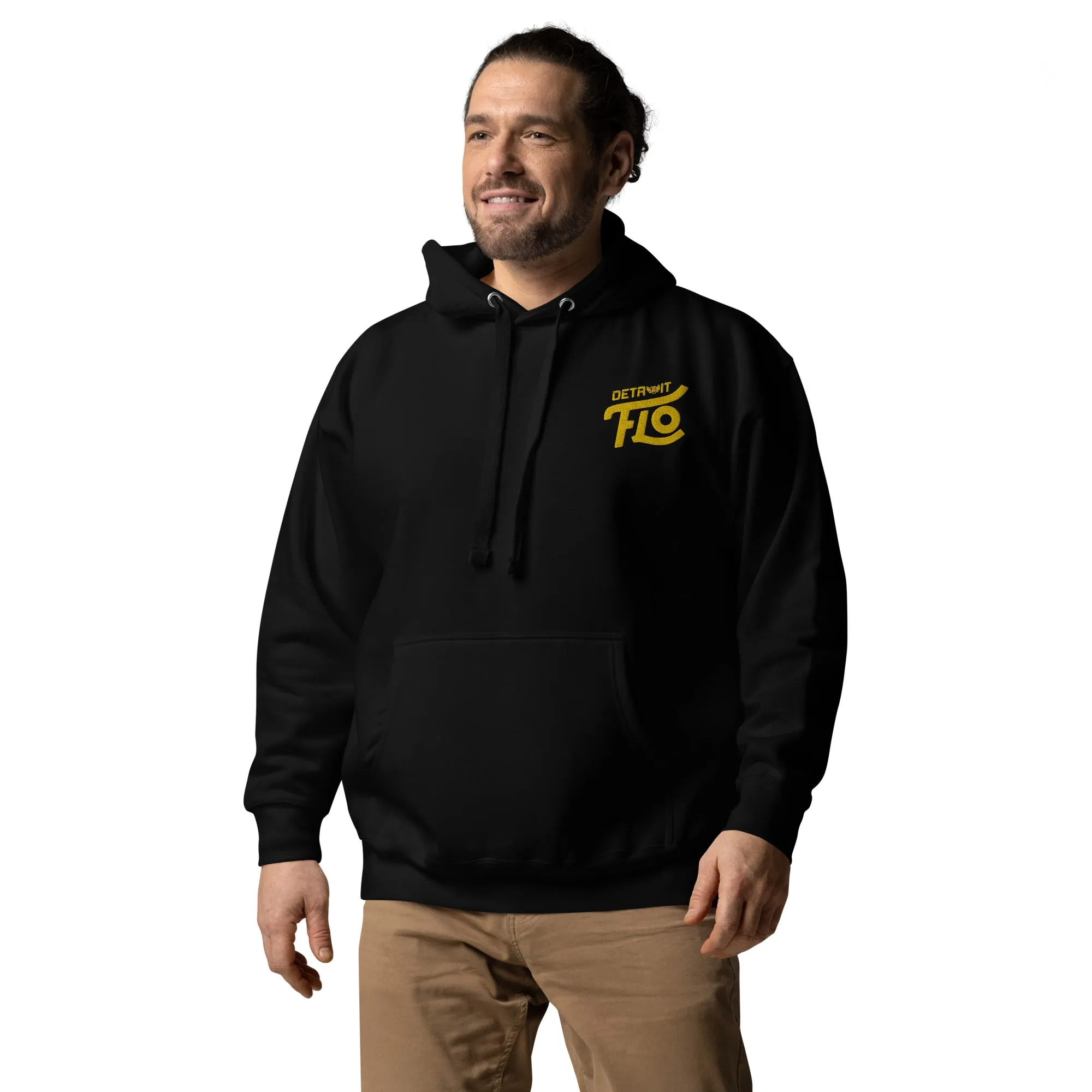 Detroit FLO Hoodie (Embroidered Gold)