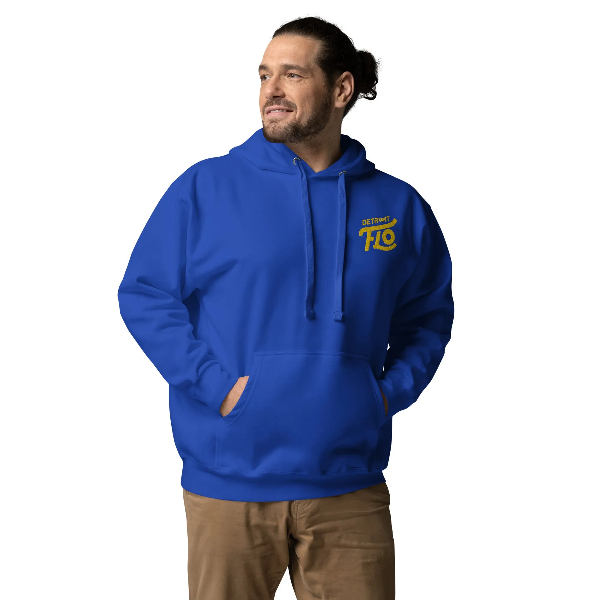 Detroit FLO Hoodie (Embroidered Gold)