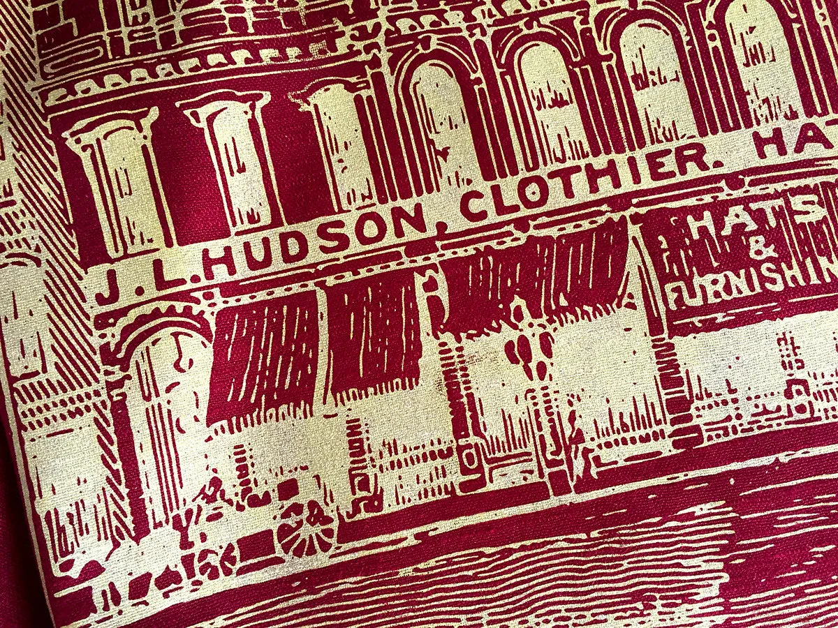 Detroit Opera House & Hudson's Printed Bamboo Scarf