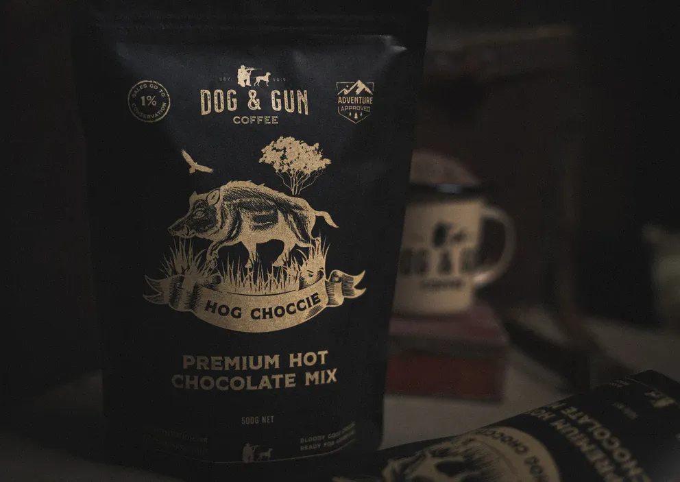 Dog & Gun Hog Choccie - Hot Chocolate Mix 500g