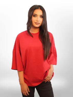 Drop Shoulder T-shirt For Women's