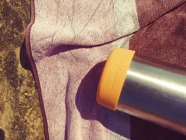 Essential Armour Silicon Yeti Bottle Protector - Peach - The Rockford Peaches
