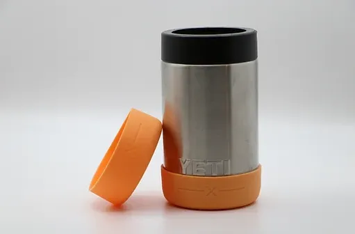 Essential Armour Silicon Yeti Bottle Protector - Peach - The Rockford Peaches