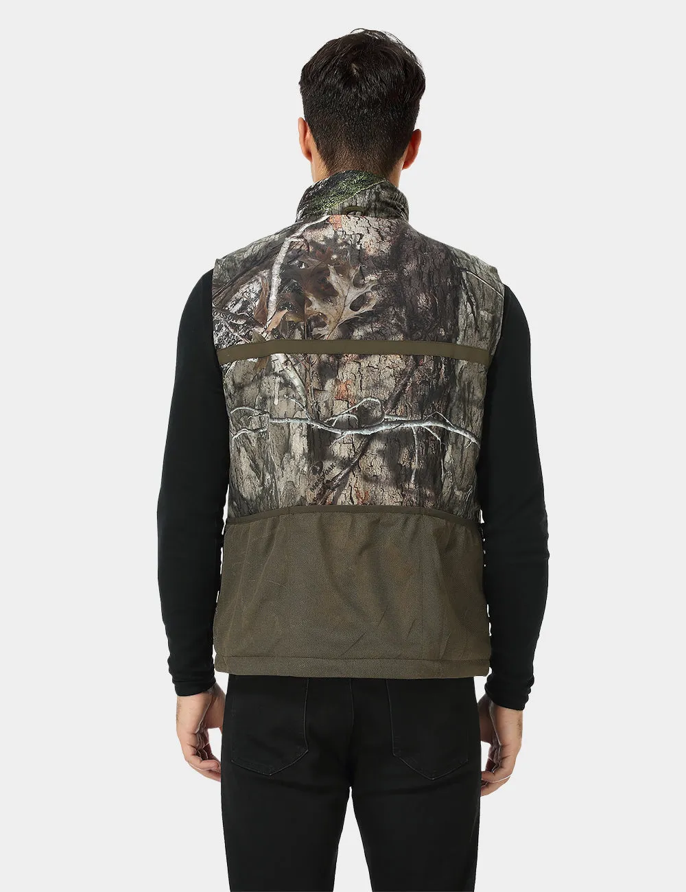 Final Sale - Men's Heated Hunting Vest - Camouflage, Mossy Oak® Country DNA (Apparel Only)