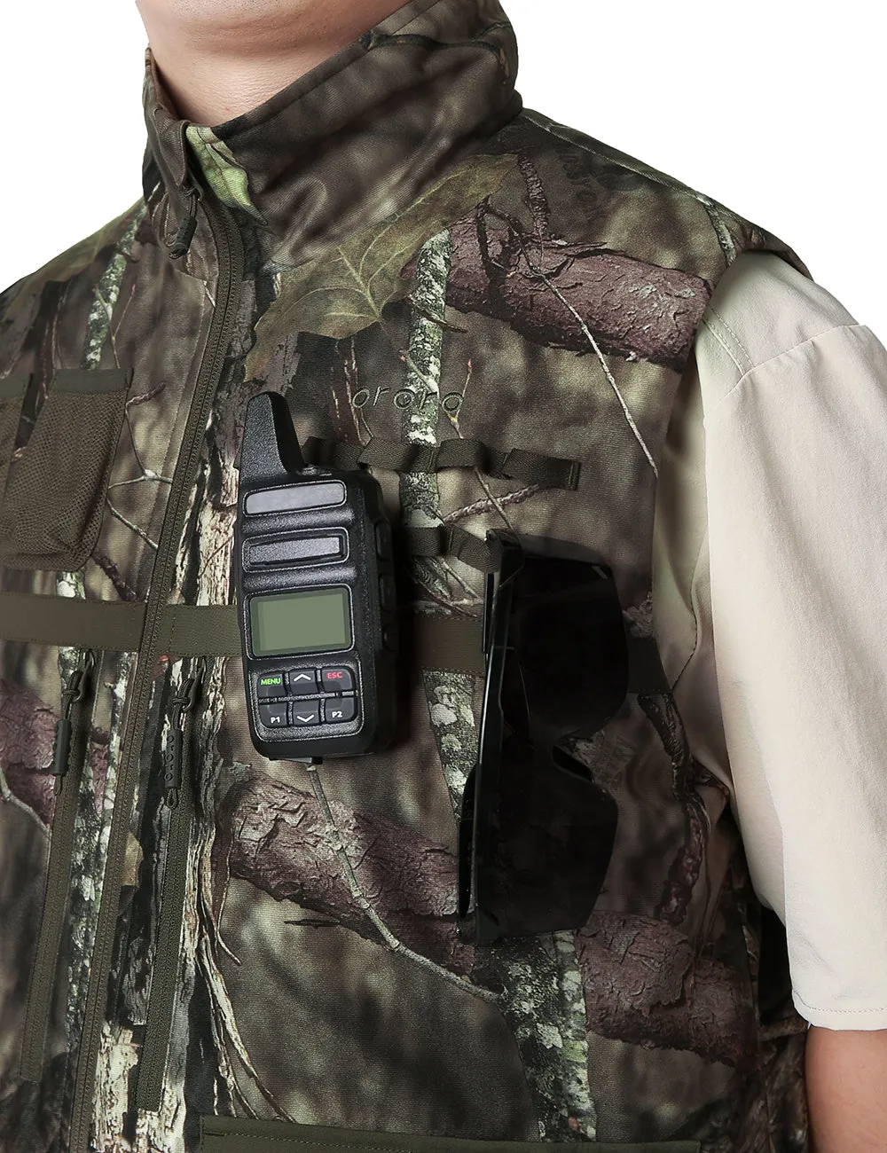 Final Sale - Men's Heated Hunting Vest - Camouflage, Mossy Oak® Country DNA (Apparel Only)