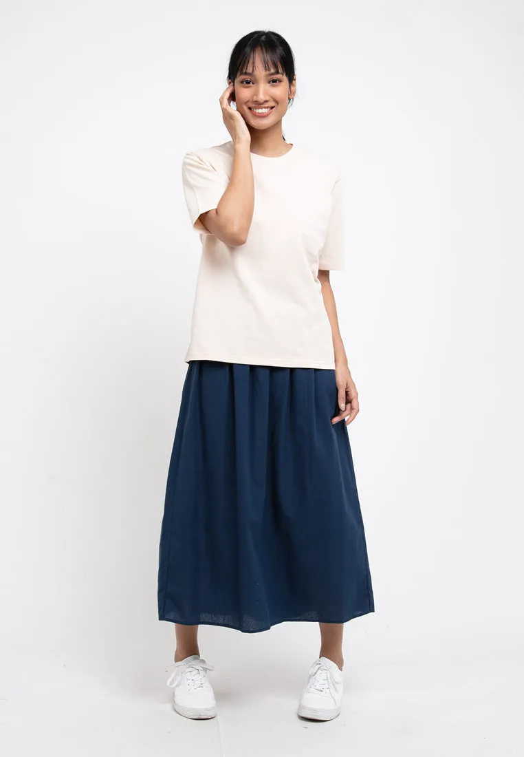Forest Ladies Woven Pleated Midi Skirt Women Skirt | Skirt Perempuan - 885008