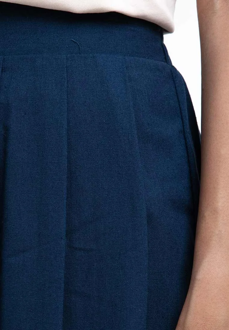 Forest Ladies Woven Pleated Midi Skirt Women Skirt | Skirt Perempuan - 885008