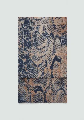 Foulard Snake - Medium Blue