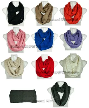 Girls Knitted Fashion Infinity Scarf Wholesale