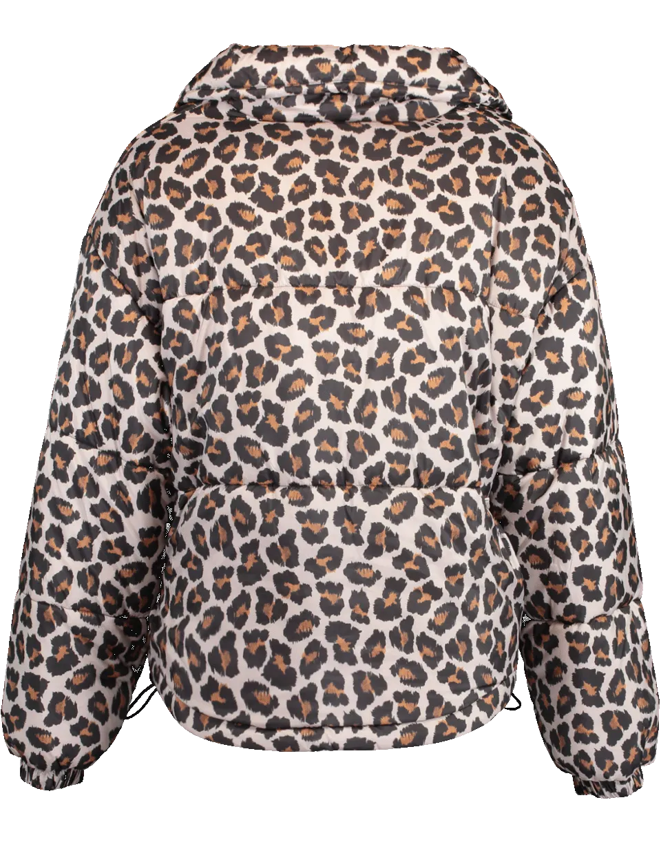 Giubbino Leopard Puffer Jacket