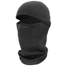 Global Glove & Safety WL320SE Bullhead Safety™ Winter Liners Black, Shoulder Length, Self-Extinguishing, Hinged Thermal Balaclava