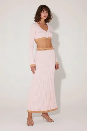 Hansen   Gretel Esme Knit Midi Skirt in Dusk