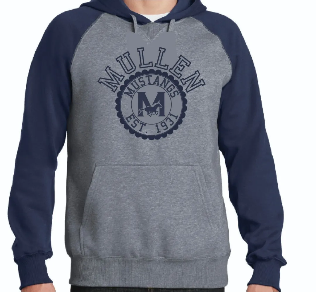 Hoodie Grey/Navy Sport Tek