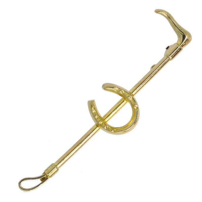Horse Shoe on Whip Stock Pin